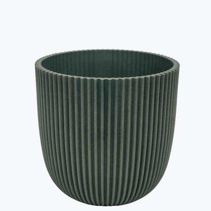 Übertopf Groove in verschiedenen Farben (12cm Töpfe)