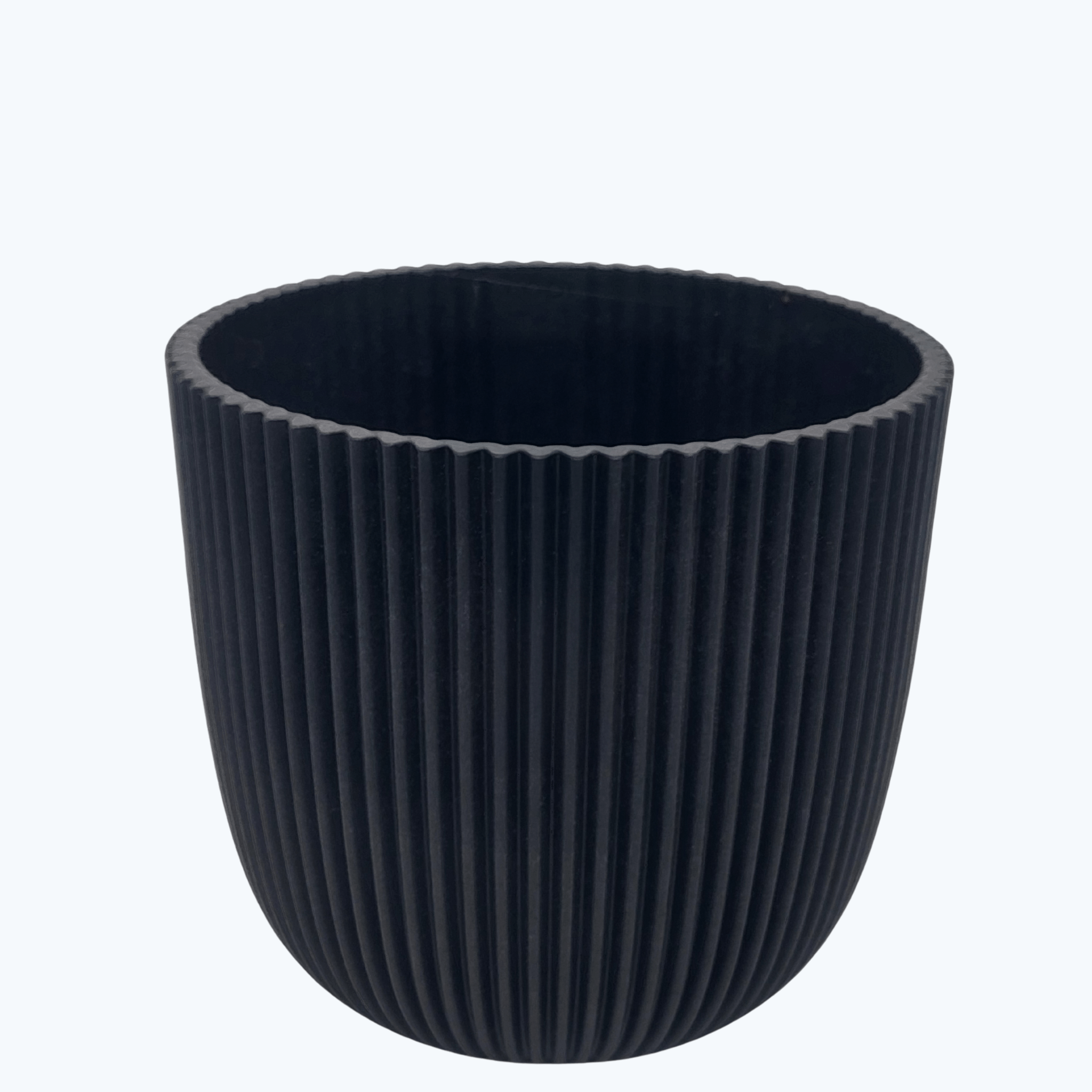 Übertopf Groove in verschiedenen Farben (12cm Töpfe)