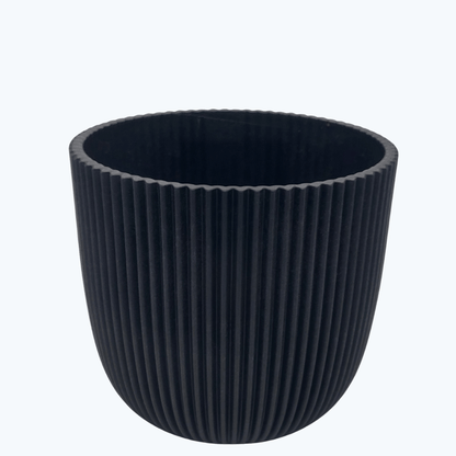 Übertopf Groove in verschiedenen Farben (12cm Töpfe)