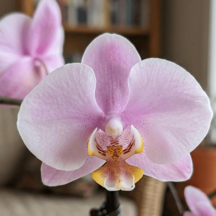 Phalaenopsis Roskilde mit zartrosa Blüten und 3 Rispen